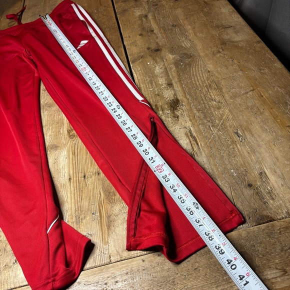 Adidas Tiro 23 Climacool Zippered Soccer Track Pants Red - Picture 5 of 8